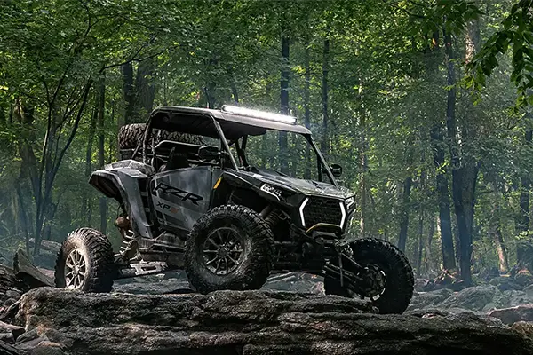 2026 Polaris RZR XP tackling a challenging trail