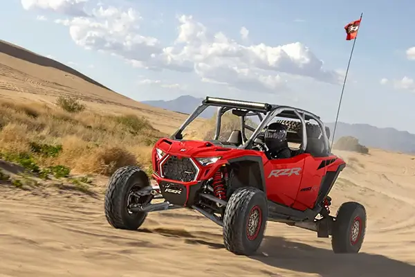 2026 Polaris RZR PRO R dominating wide-open spaces